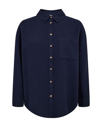 Fqesmingo-Shirt Blå