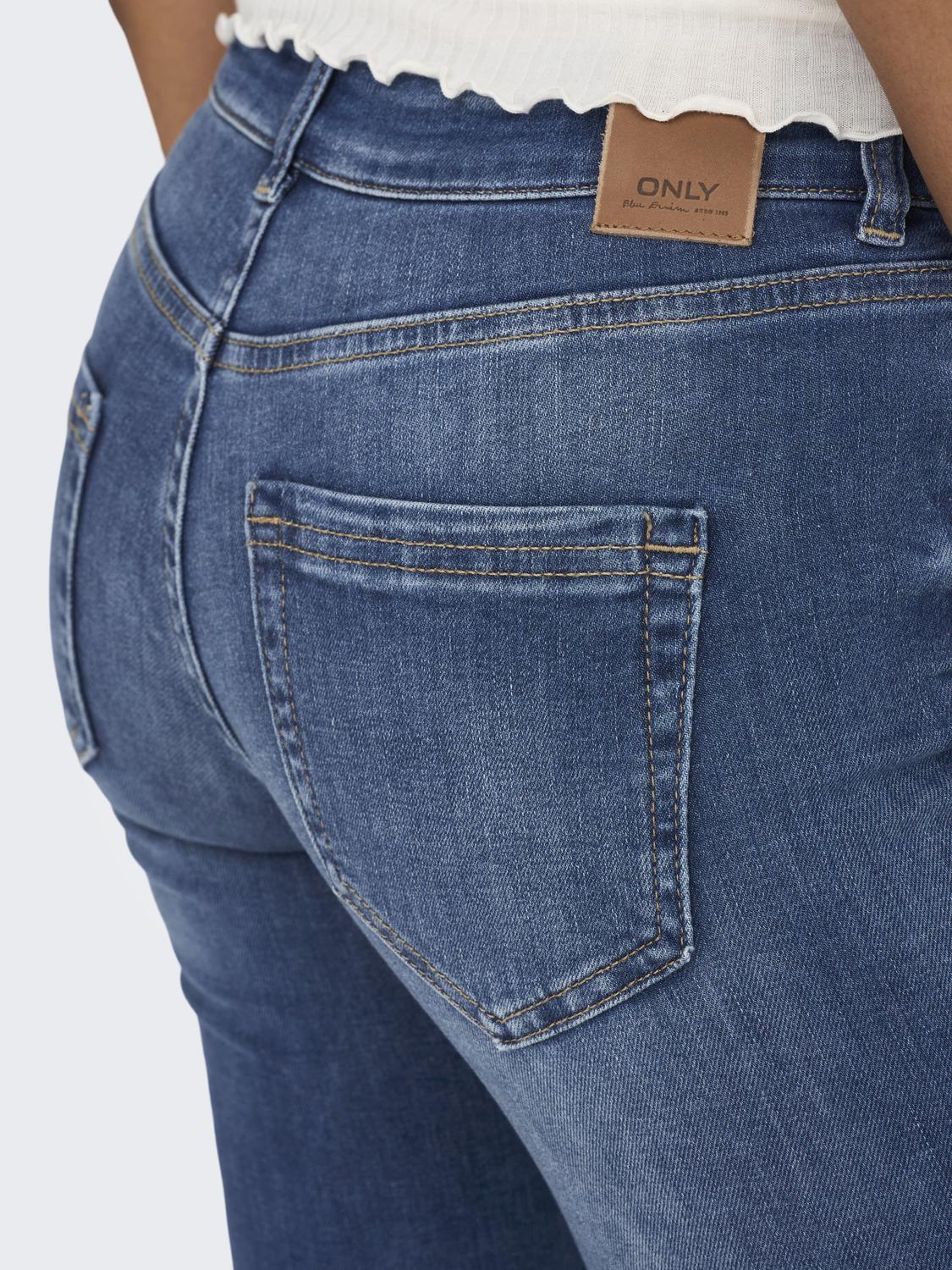 Onlblush Mid Flared Dnm Rea1319 Noos Blå