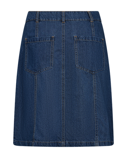 Fqalia-Skirt Blå