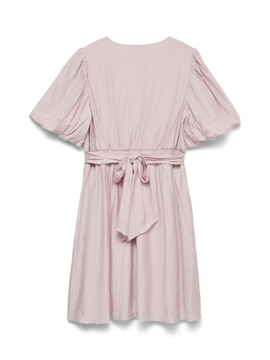 Vmbella 2/4 V-Neck Short Dress Wvn Rosa