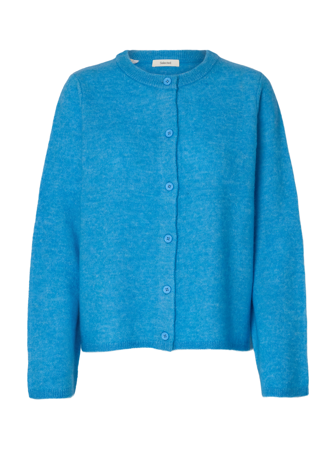 Slwlulu New Ls Knit Cardigan Noos Blå