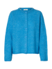 Slwlulu New Ls Knit Cardigan Noos Blå