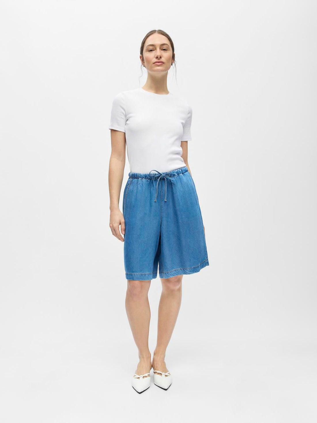 Objframe Mw Denim Shorts 145 Nd Blå
