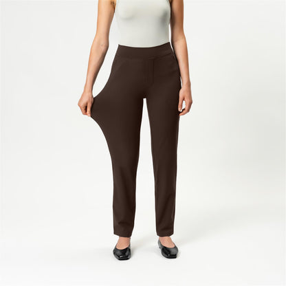 Asana Slim Pant Brun