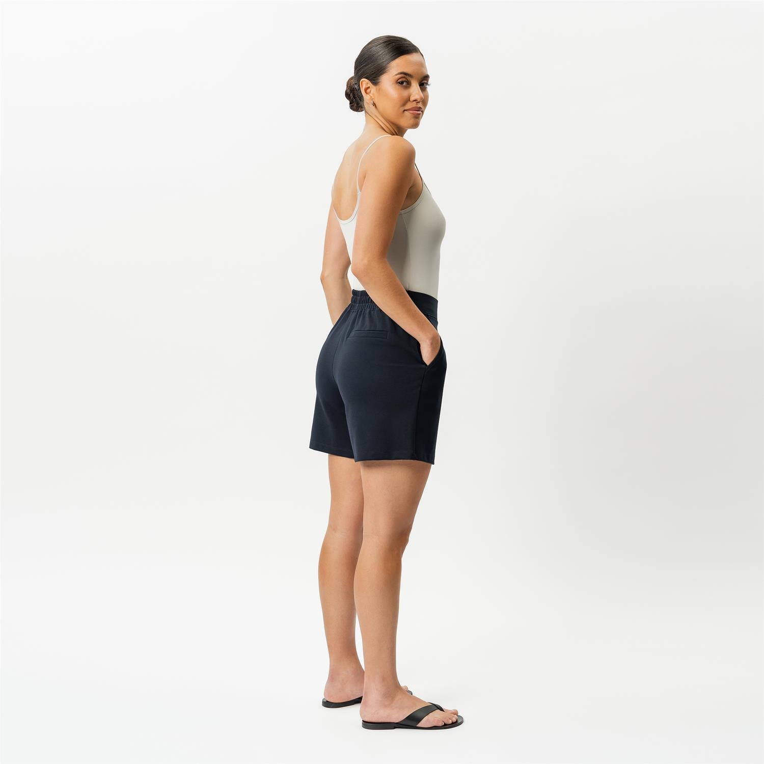 Light Ponte Shorts Marine