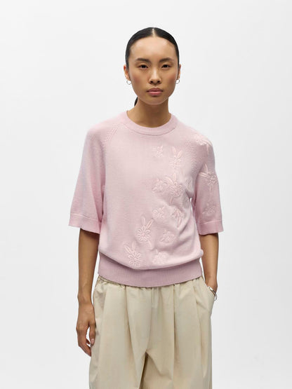 Objlaney Rubin Ss Pullover Noos Rosa