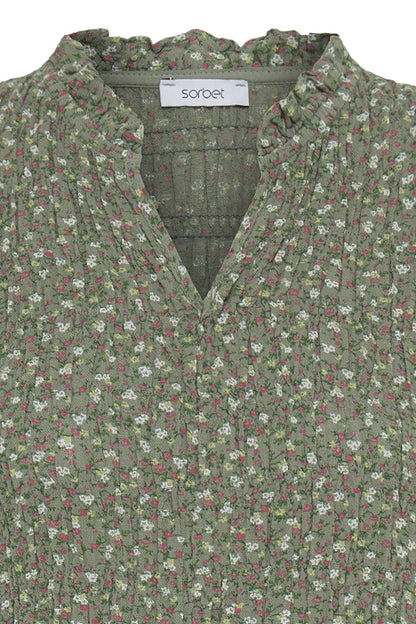 Sbalexa G Sfl Sh Dress Grønn