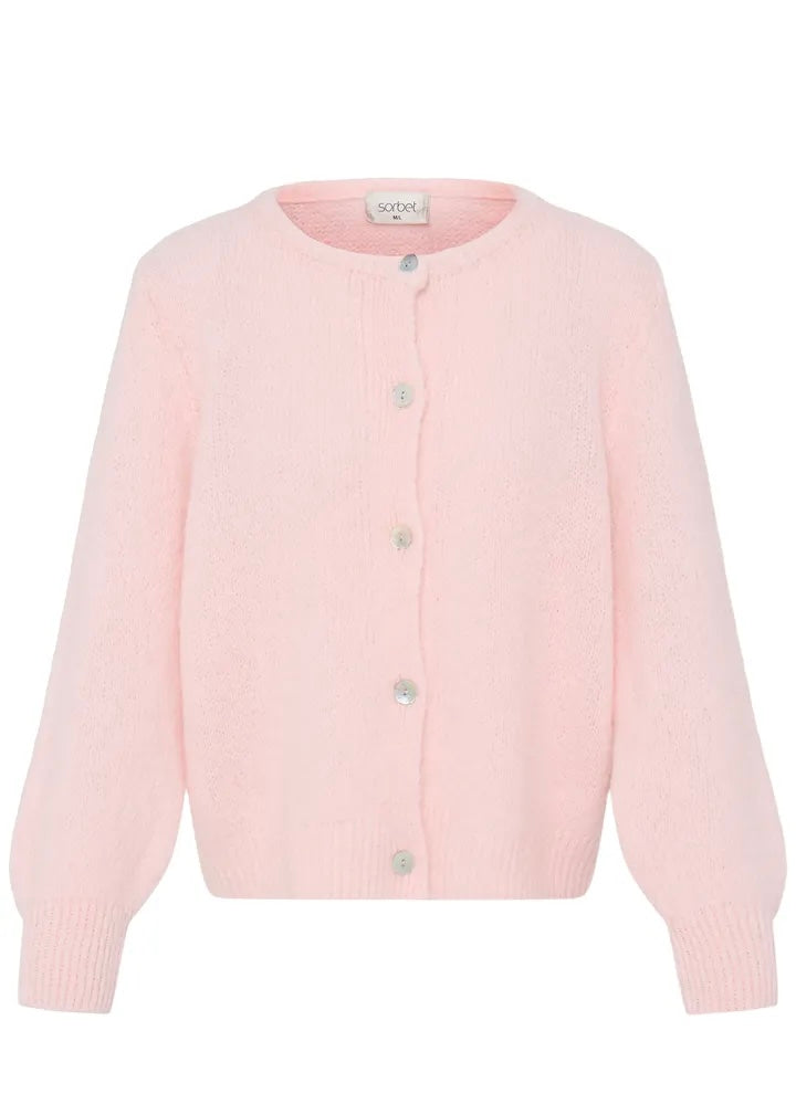 Sbgulvig Knit Cardigan Lys Rosa