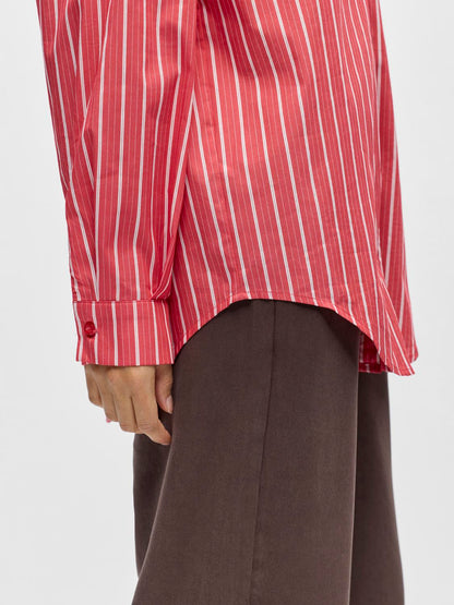 Objtutta Lo L/s Shirt Noos Rød