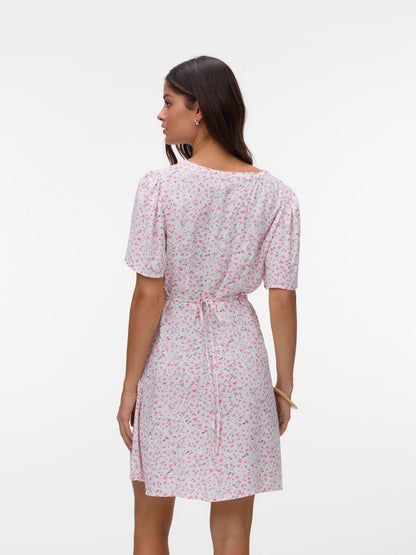 Vmalba Ss Short Dress Wvn Noos Rosa
