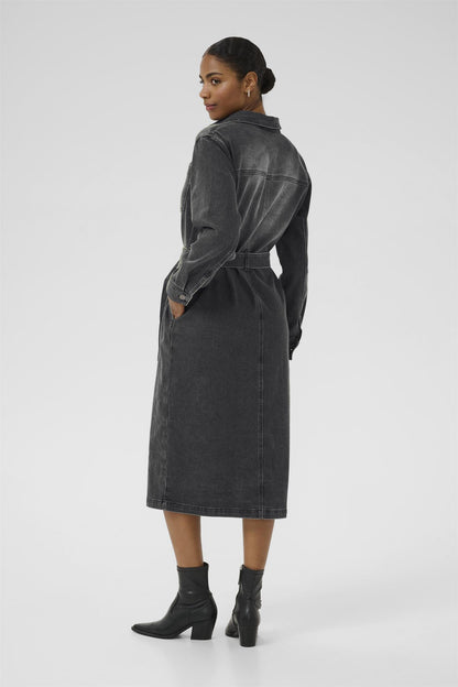 Kaabby Denim Dress Medium Grey Denim