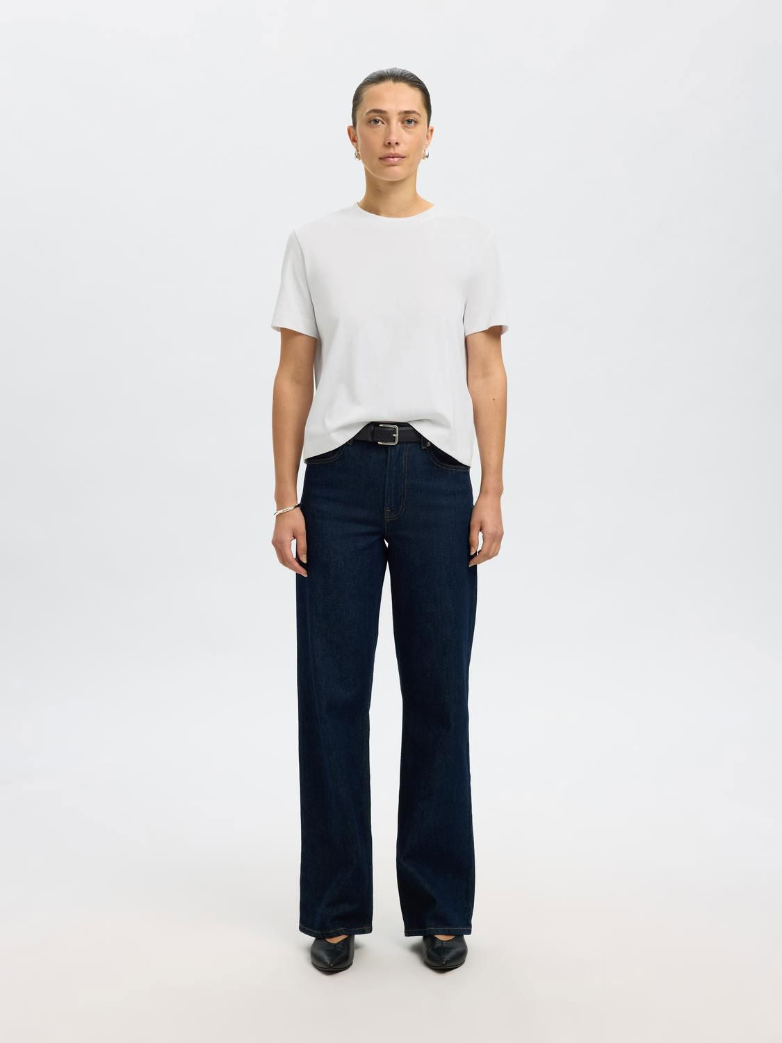 Slwessential Ss Boxy Tee Noos Hvit