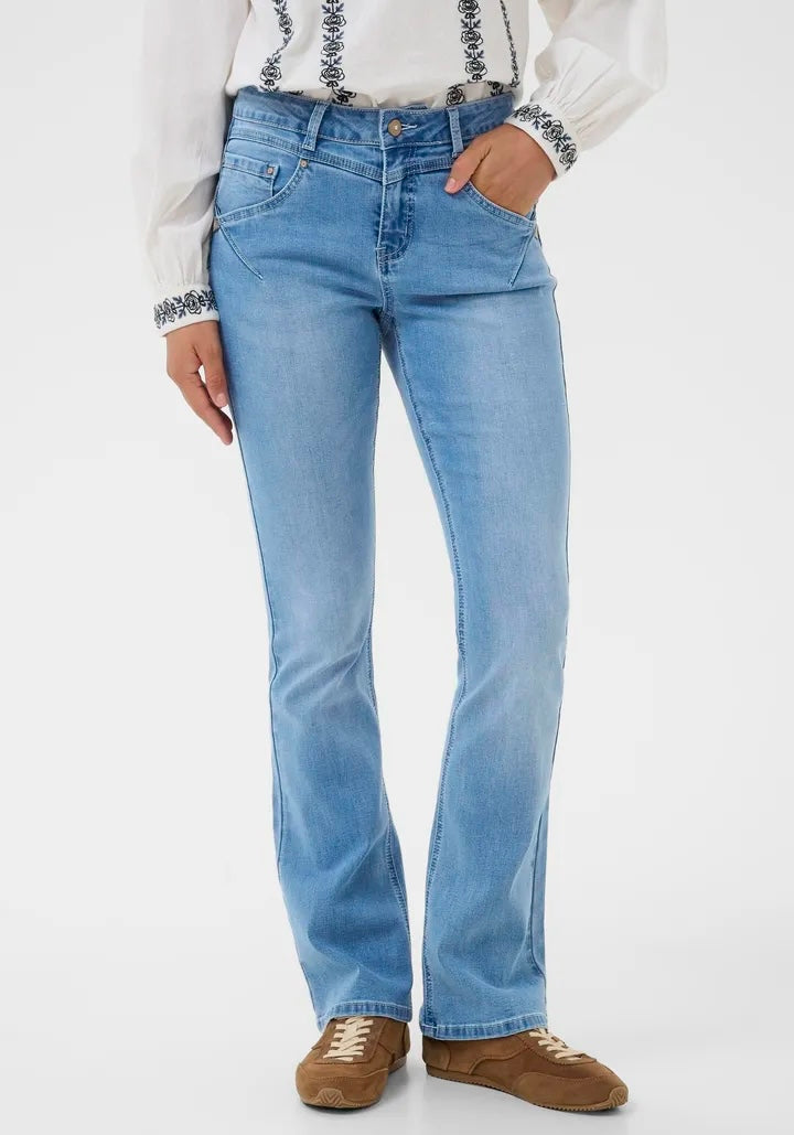Cramalie Bootcut Jeans - Shape Fit Blå