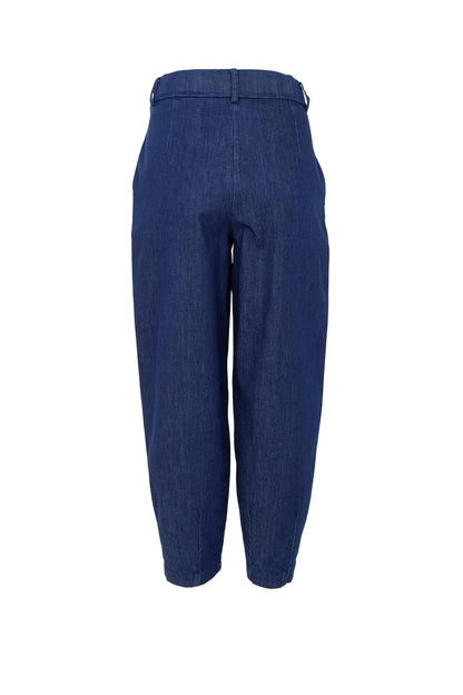 BCDENICE DENIM BARREL PANT Dark Blue Denim