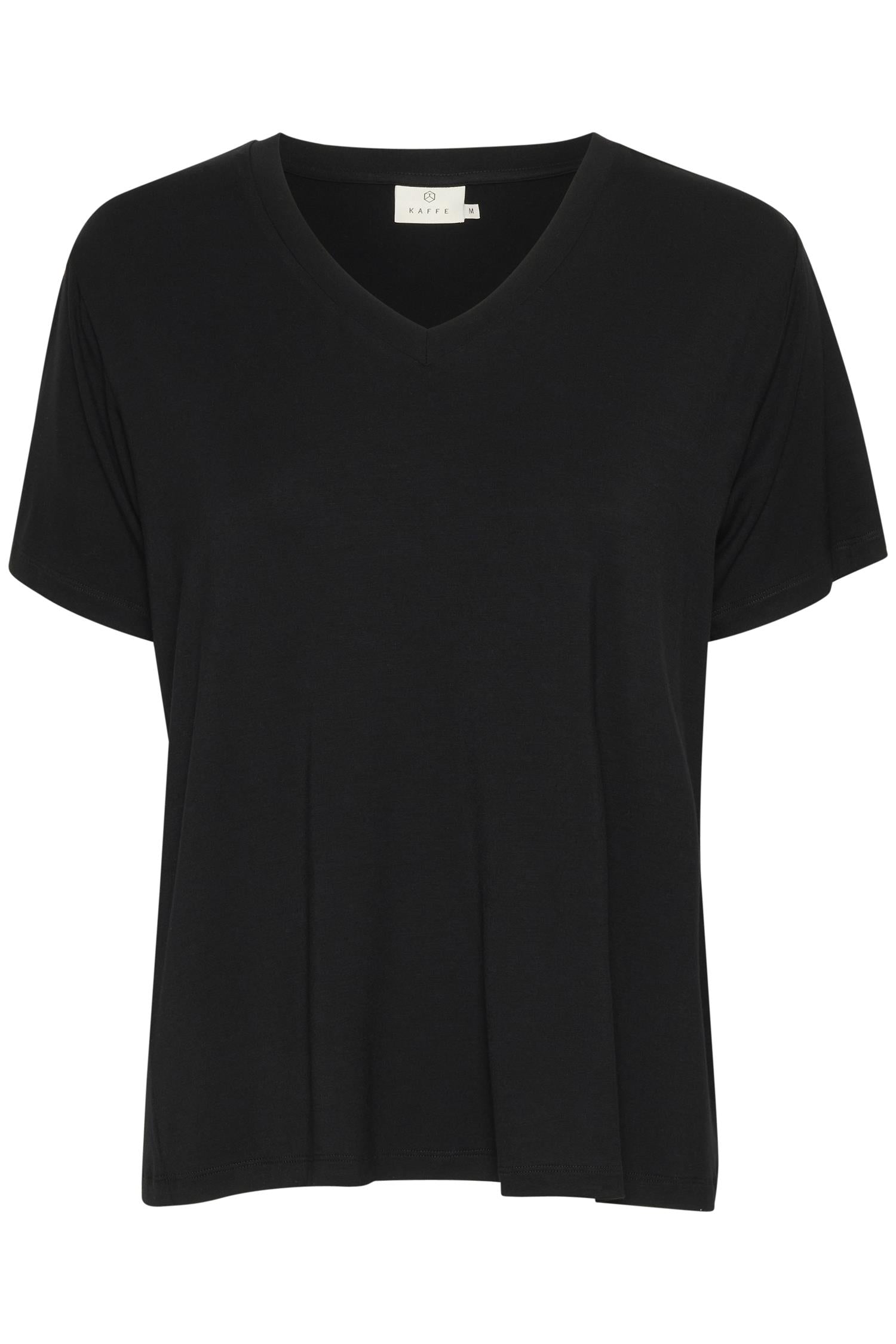 KAfida V-Neck T-Shirt Svart
