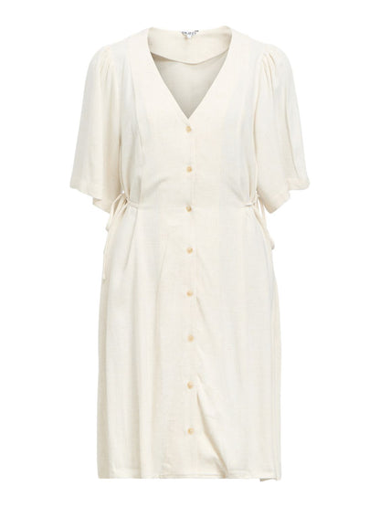 Objsanne S/s Re Short Dress 145 Nd Beige