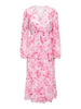 Onlmiriam Ls Wrap Midi Dress Cs Wvn Rosa