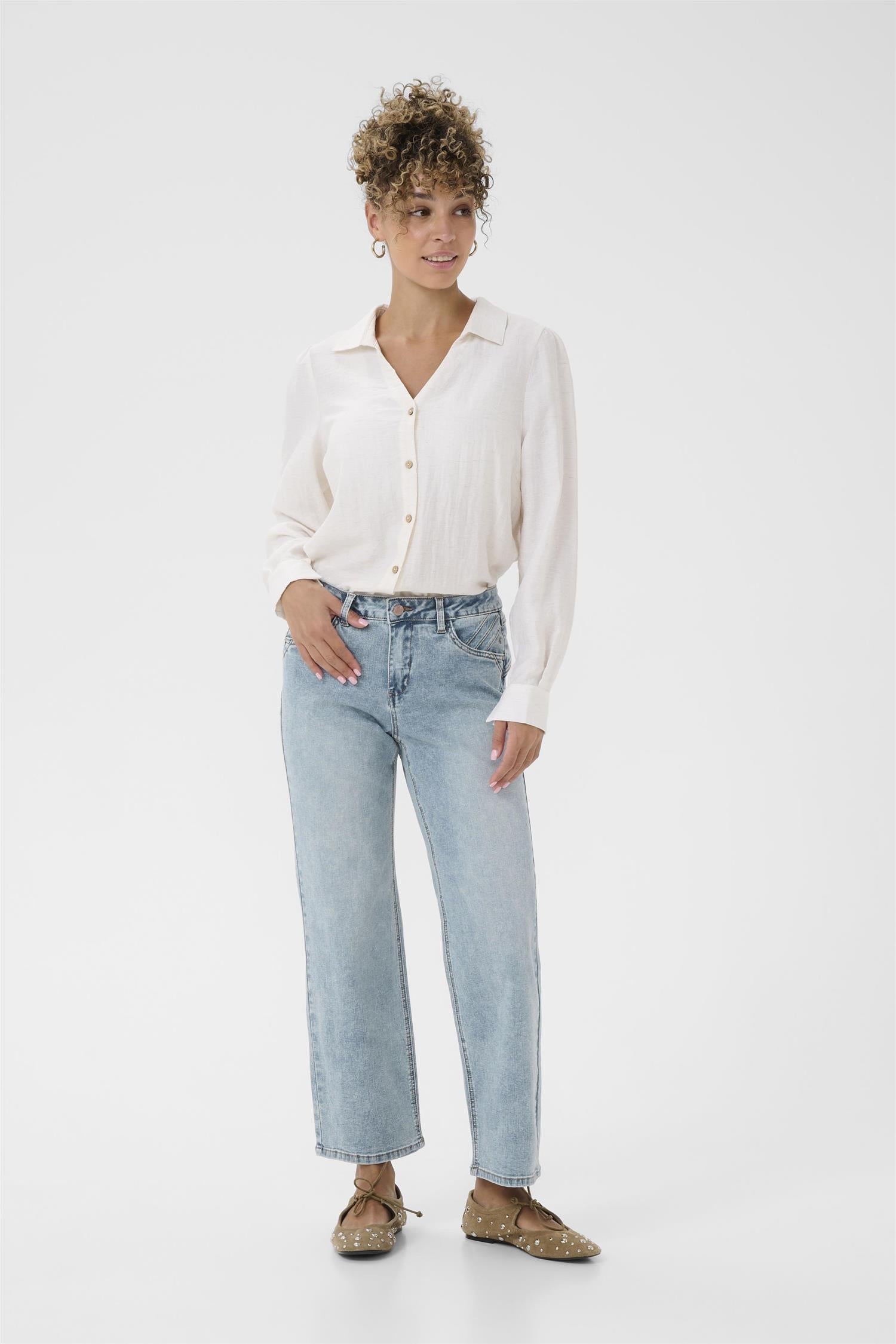 Crlisa Straight 7/8 Jeans - Coco Fit Blå