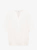 SOLID SPLITNECK BLOUSE NOS Off-White
