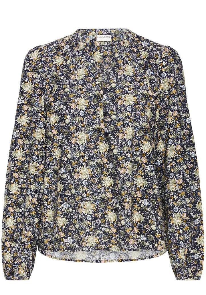 Pzava Blouse Blå