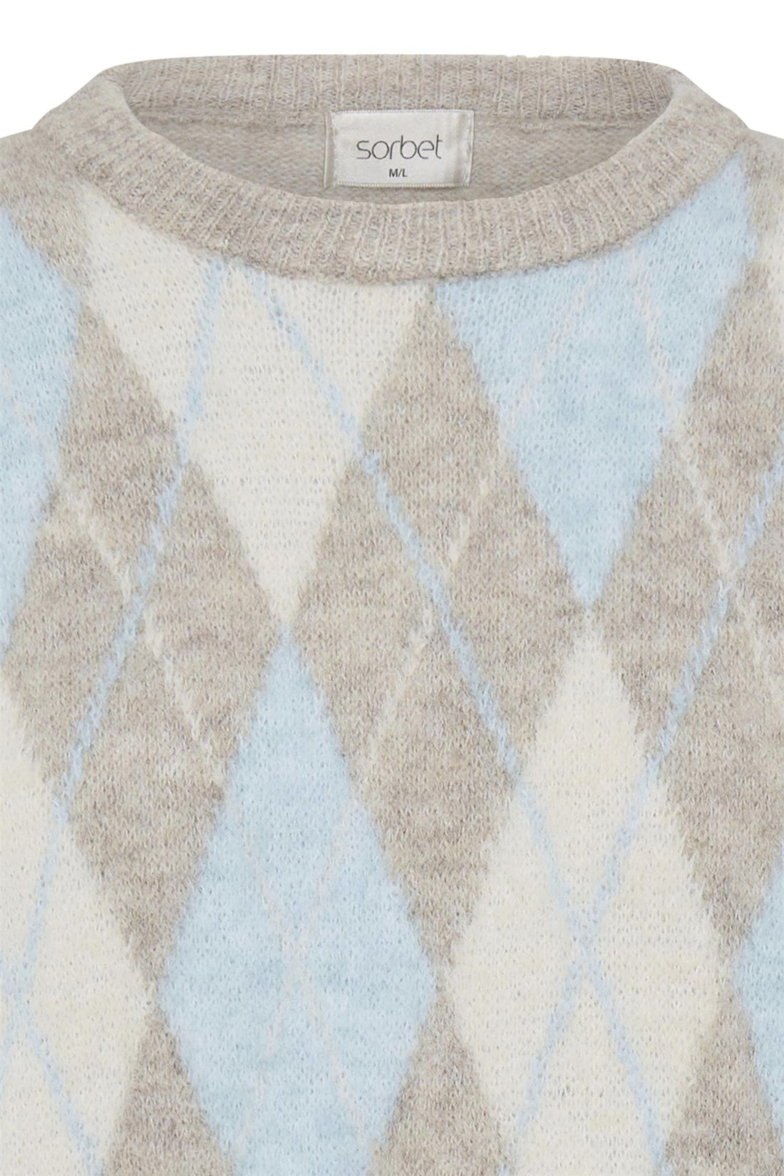 Sbargyle R Knit Blouse Blå