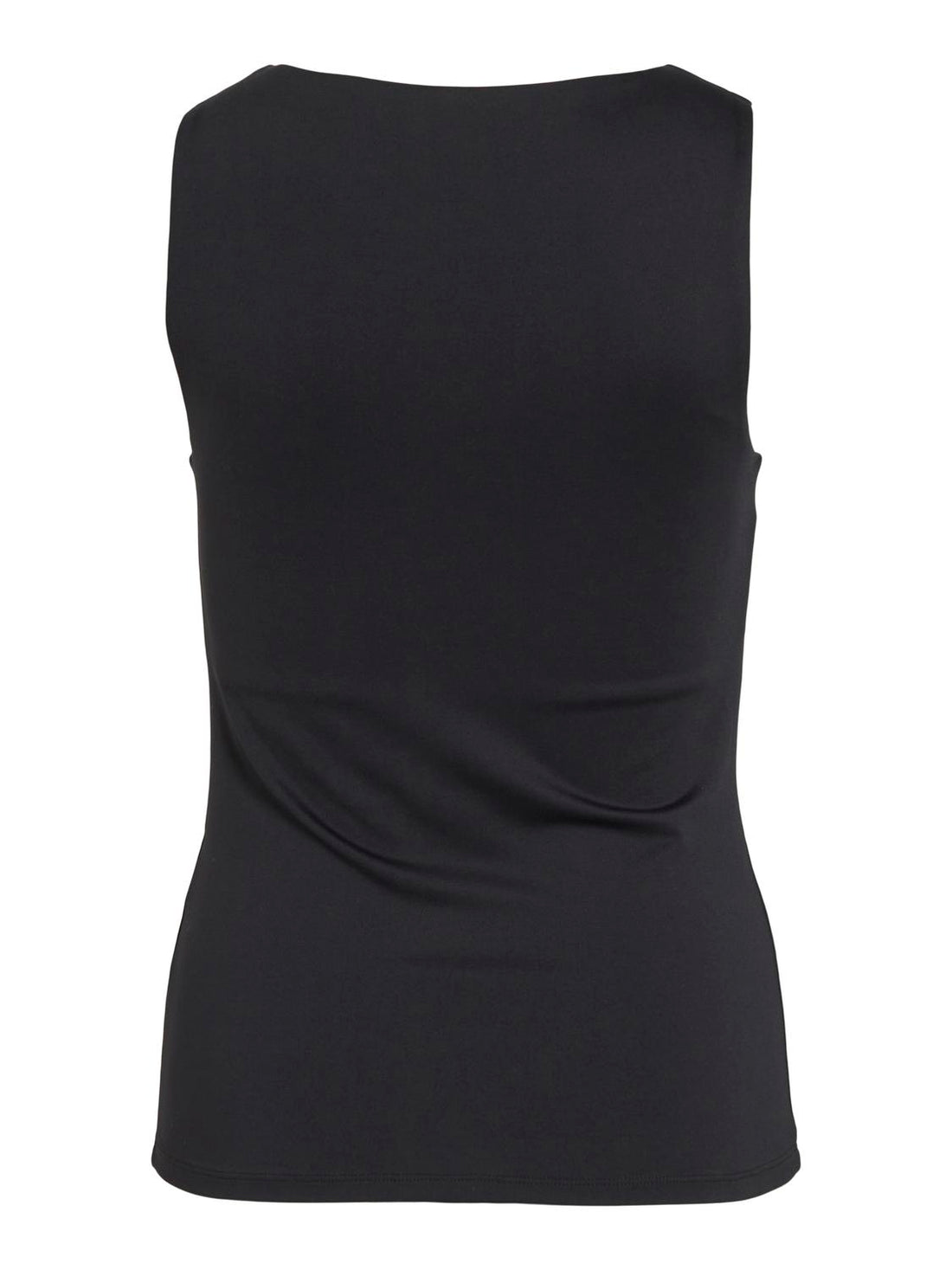 VIKENZA U-NECK S/L TANK TOP Sort