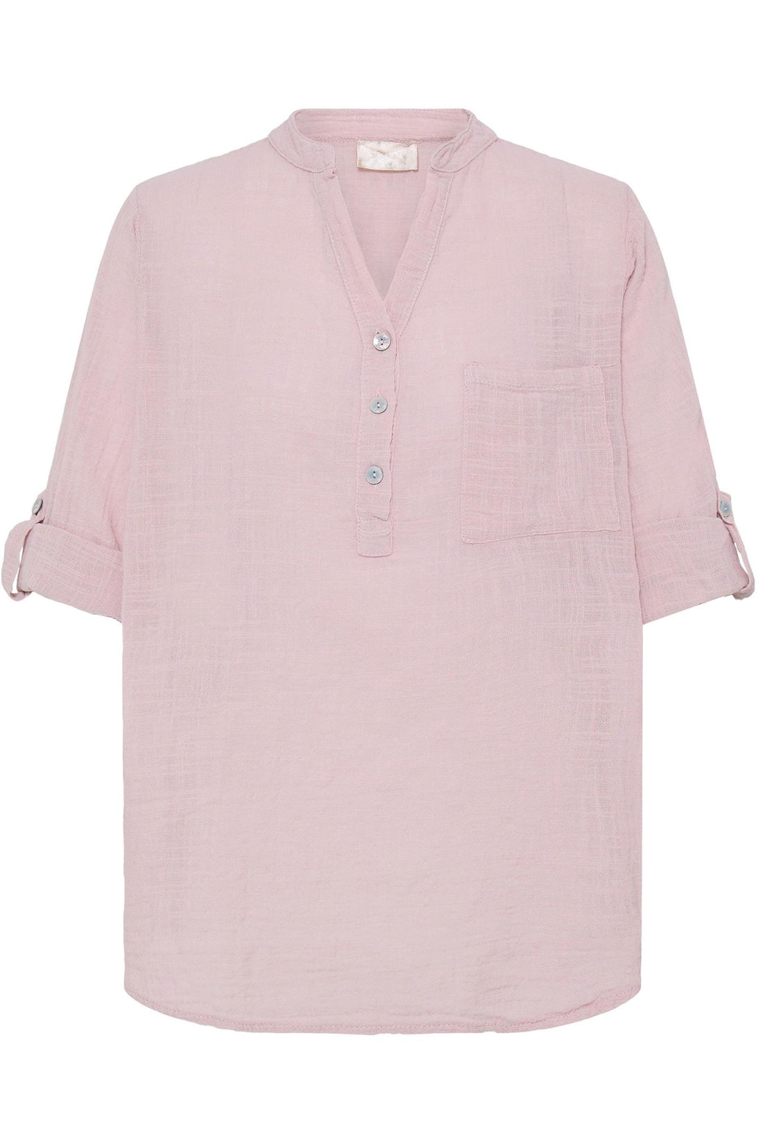 SBALEXA SOLID BLOUSE 2 Rose Smoke