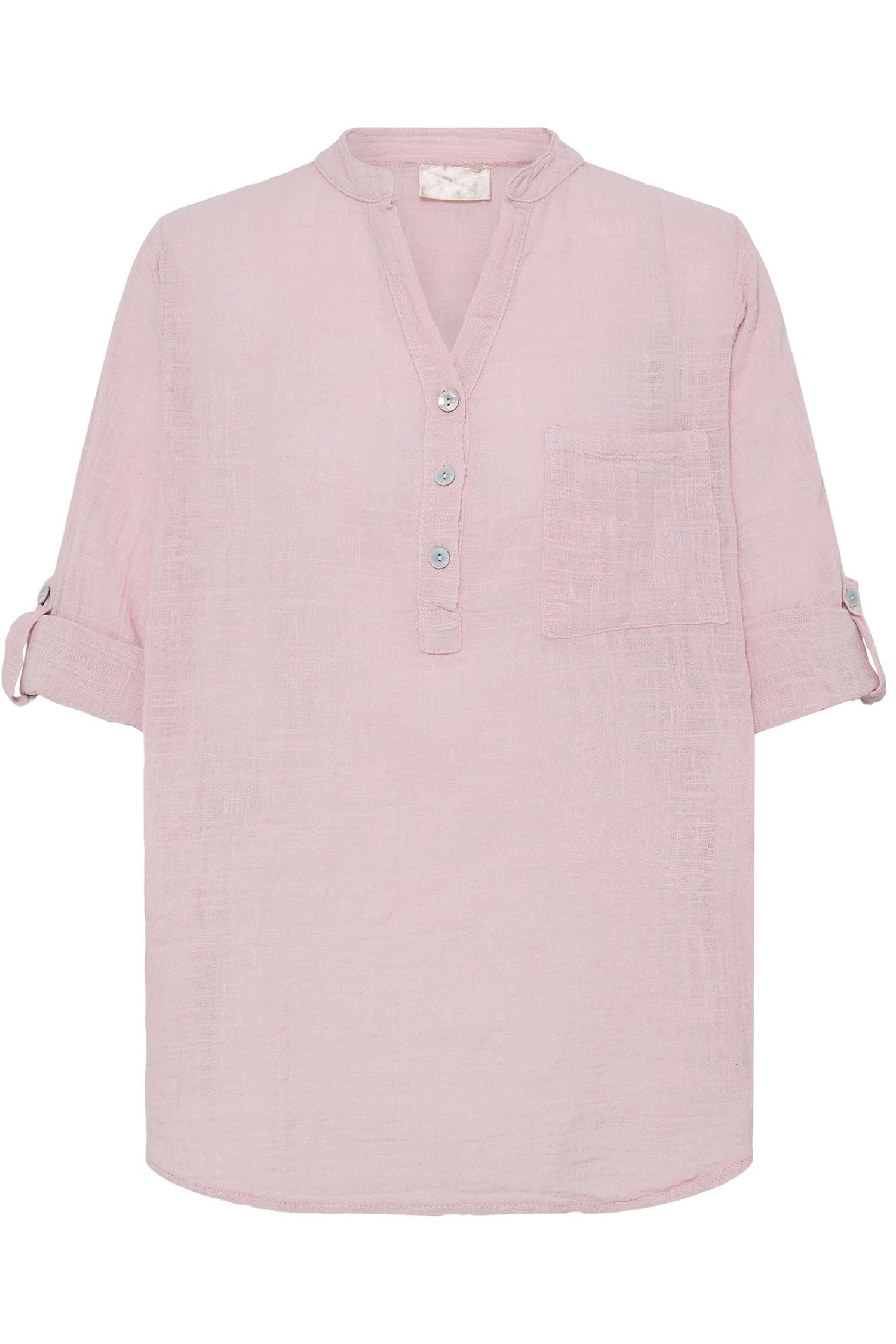 SBALEXA SOLID BLOUSE 2 Rose Smoke