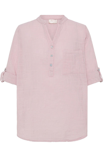 SBALEXA SOLID BLOUSE 2 Rose Smoke