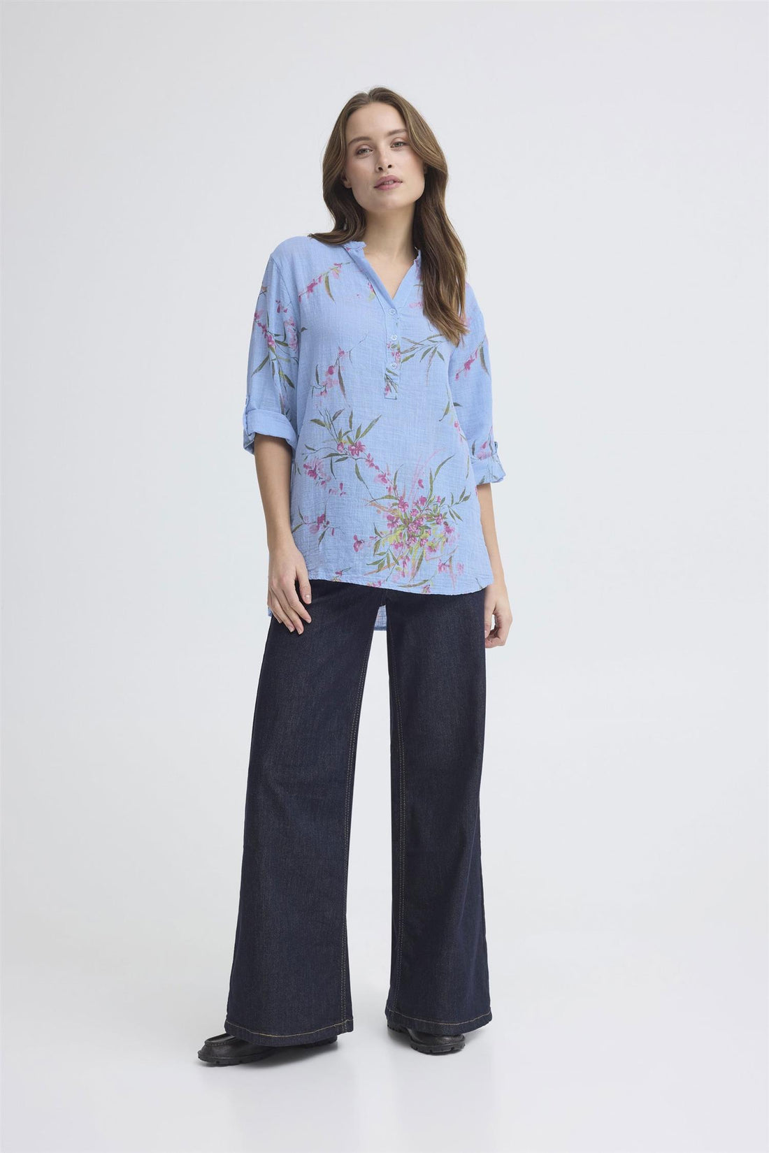 Sbalexa G Flo Blouse Blå