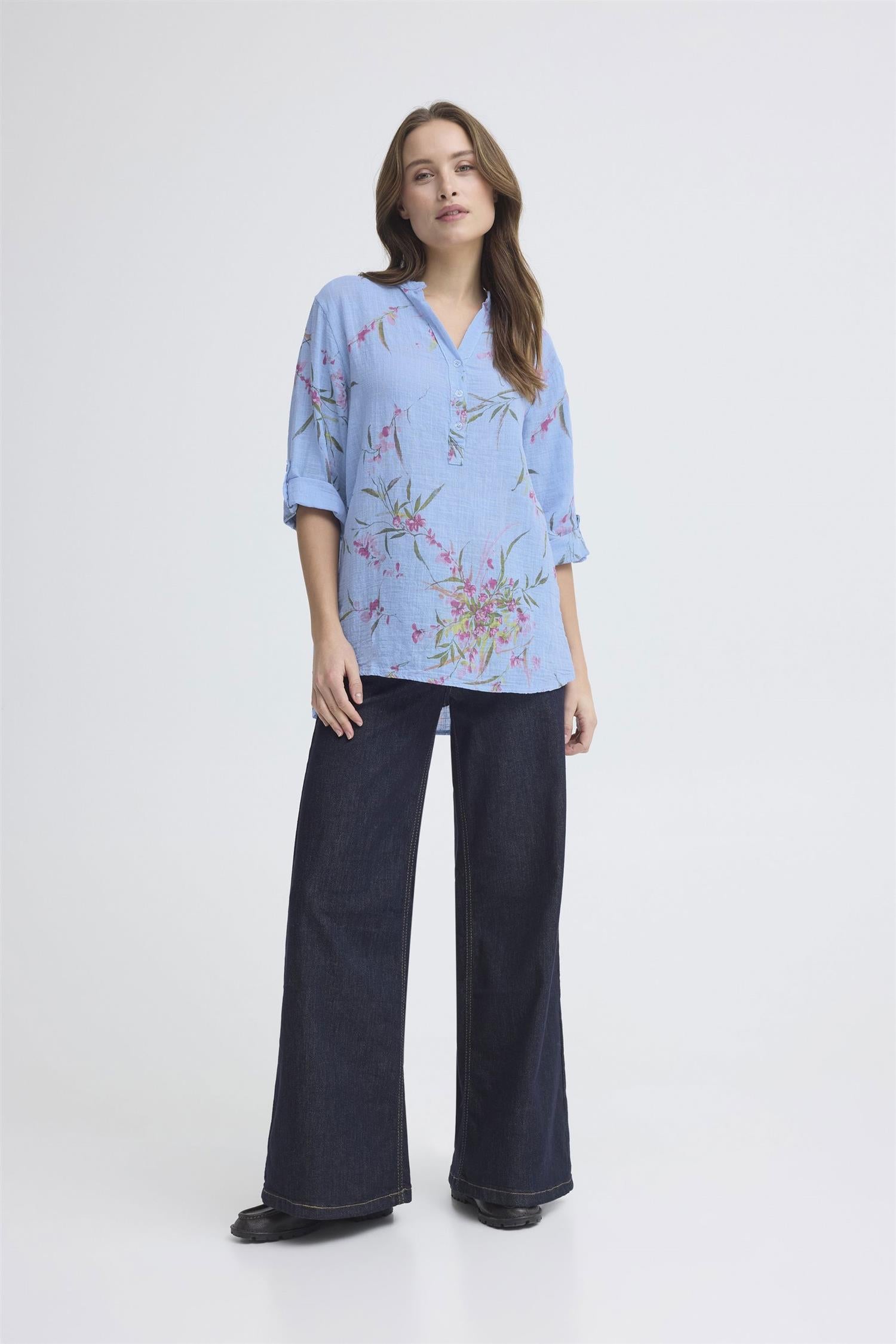 Sbalexa G Flo Blouse Blå
