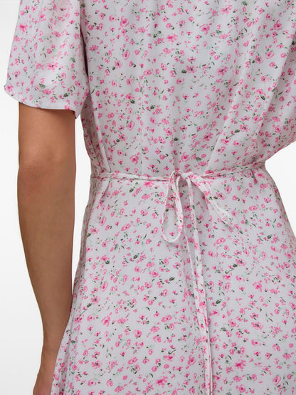 Vmalba Ss Short Dress Wvn Noos Rosa