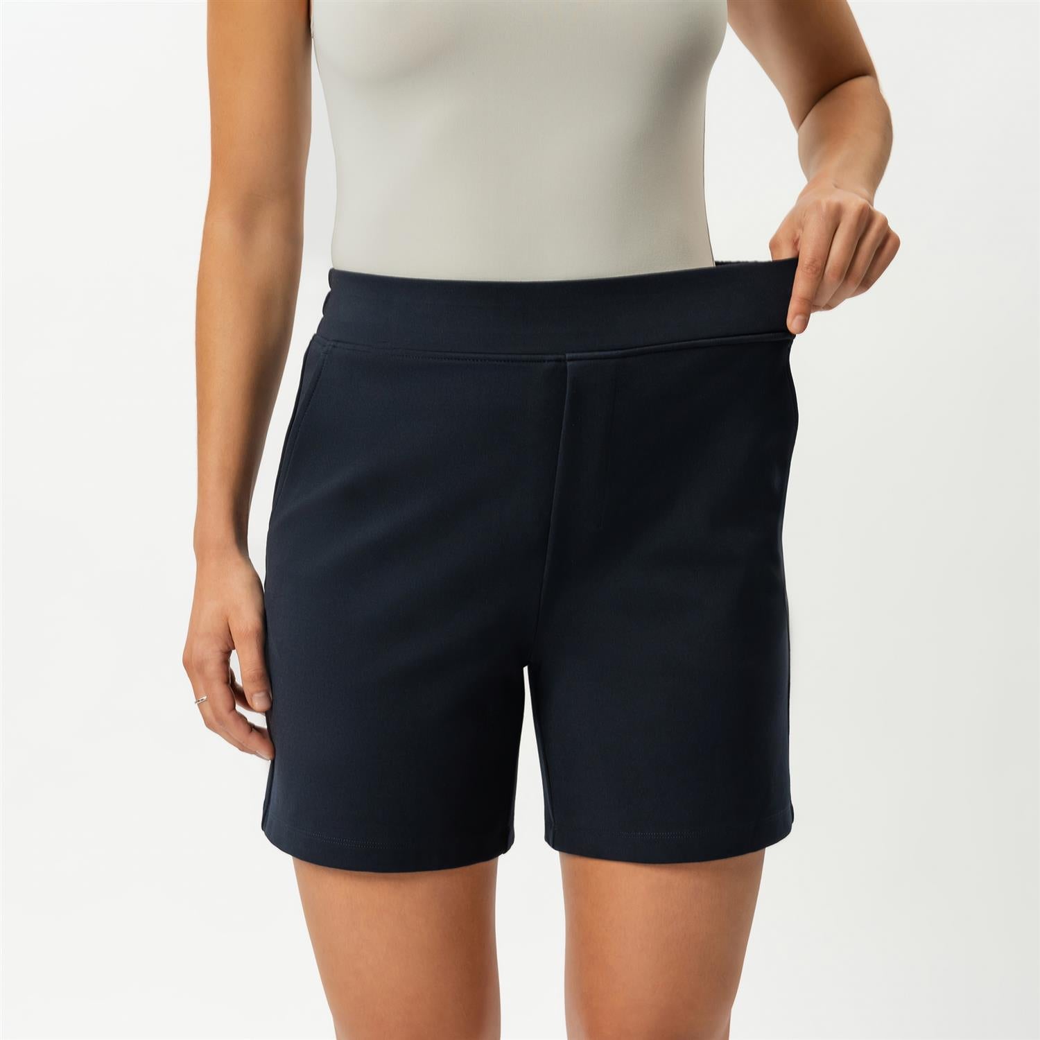 Light Ponte Shorts Marine