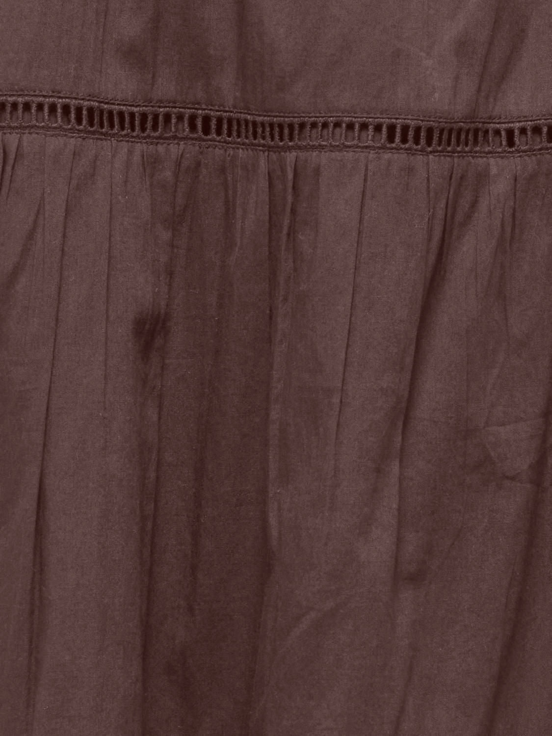 Onlisabella Long Skirt Wvn Brun