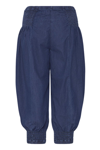 Pzjill Denim Capri Blå