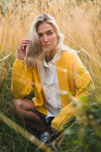 Rausamalie Cardigan Gul