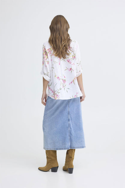 Sbalexa G Flo Blouse Hvit