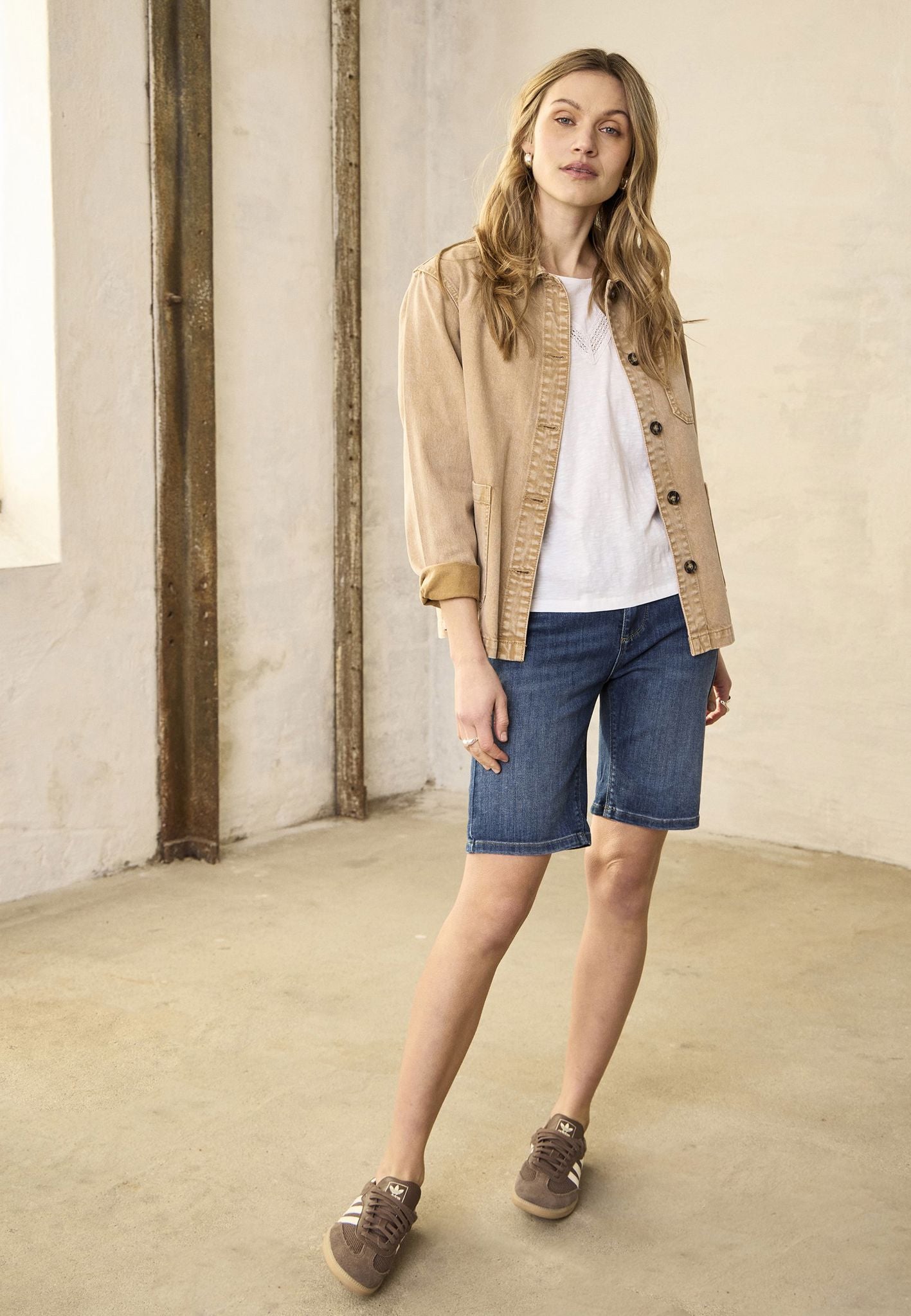 Pzkayla Hw Shorts Blå