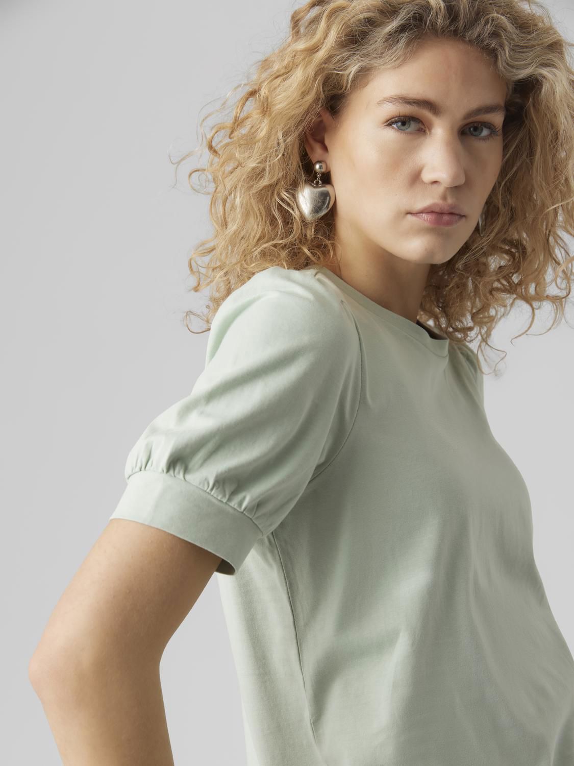 Awkerry 2/4 O-Neck Top Noos Grønn
