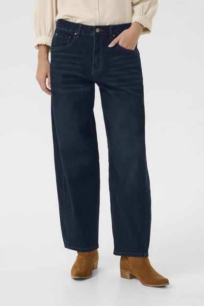 Crbahren Ankl  Balloon Jeans-Relaxed Fit Garland Dark Blue Denim