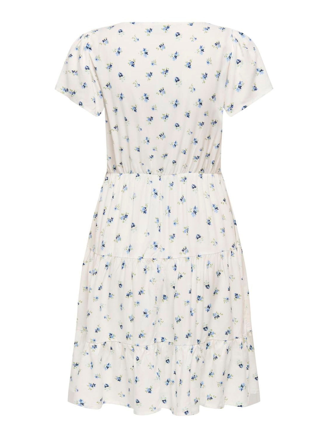 Jdysezen Life S/s Button Dress Wvn Dia Hvit
