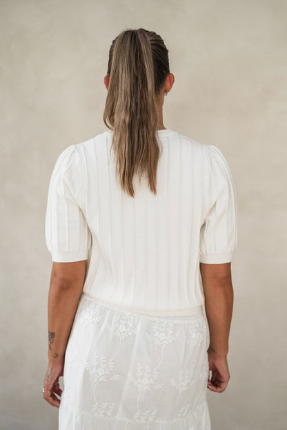 Rausguru 2/4 Cardigan Hvit