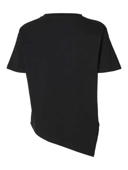 SLFMILA SS ASSYMETRIC TEE Sort