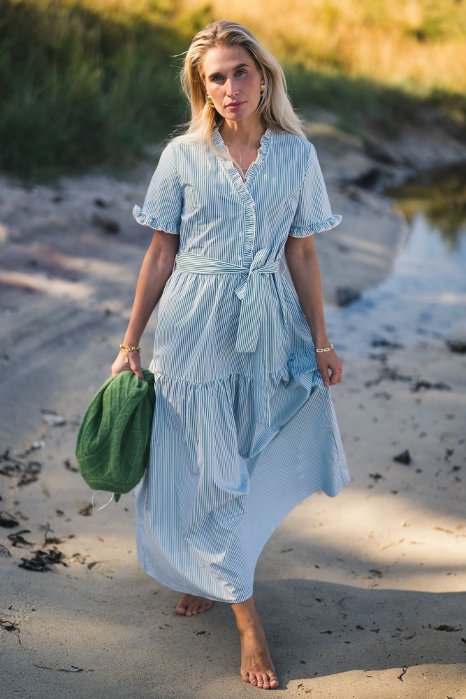 Rausida Maja 2/4 Shirt Dress Stp Grønn