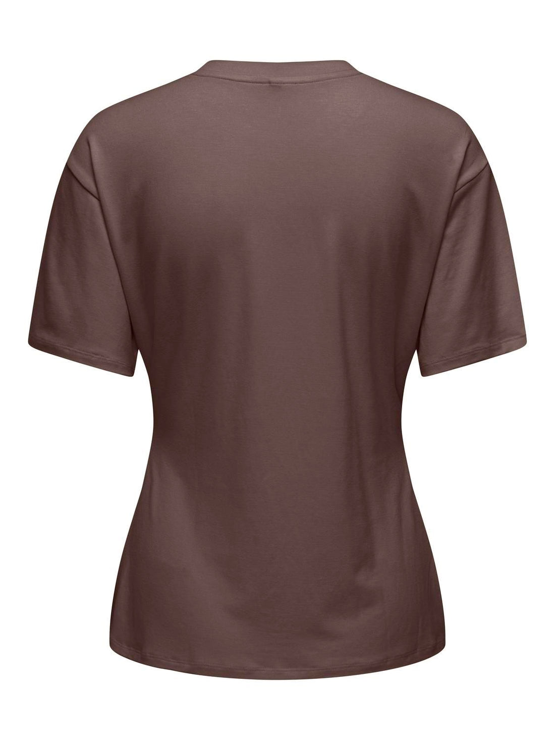 Onlceline S/s Button Top Ff Jrs Brun