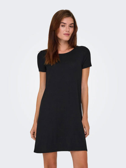 Onlbera Back Lace Up S/s Dress Jrs Noos Sort