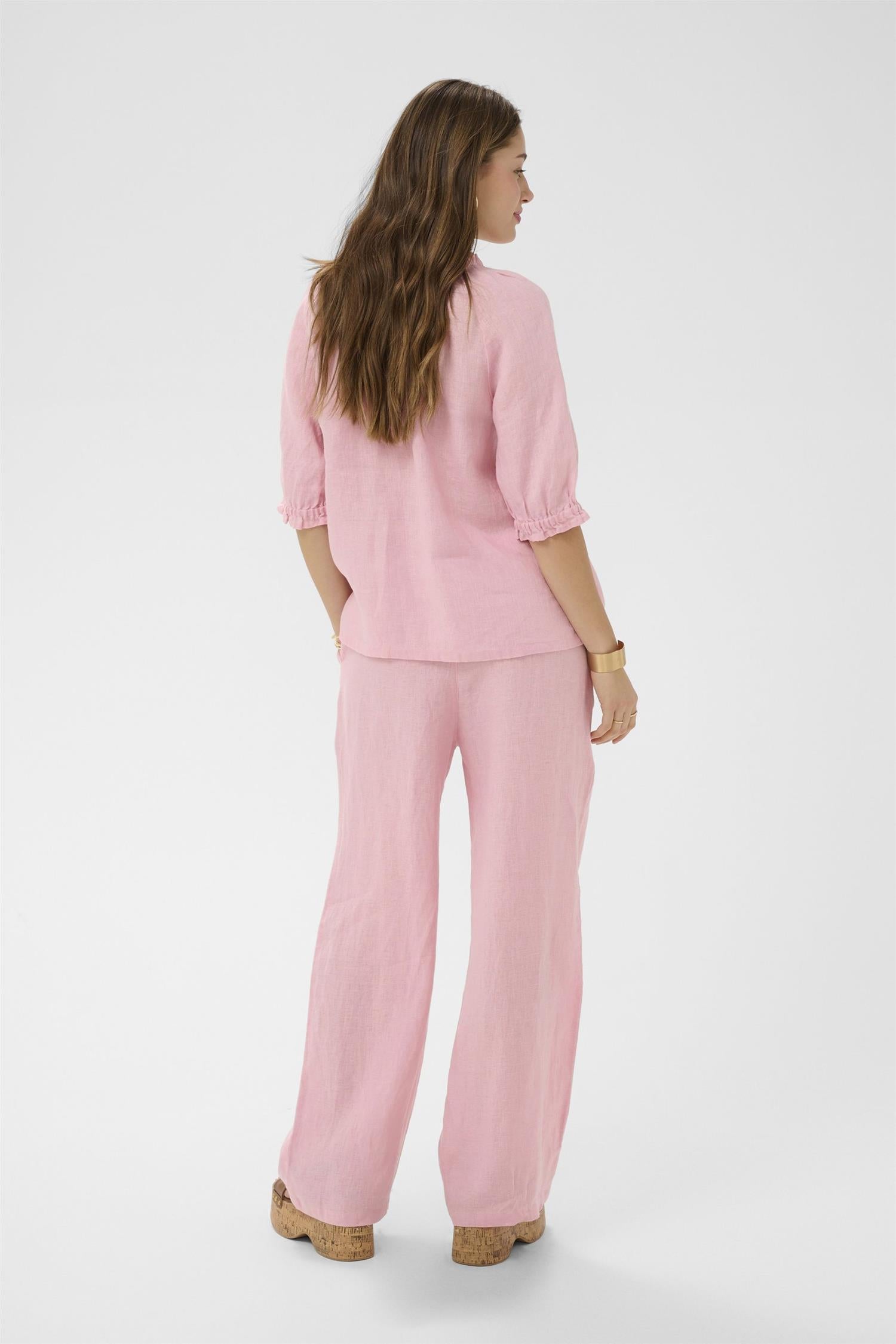 Crbellis Lace Blouse Rosa