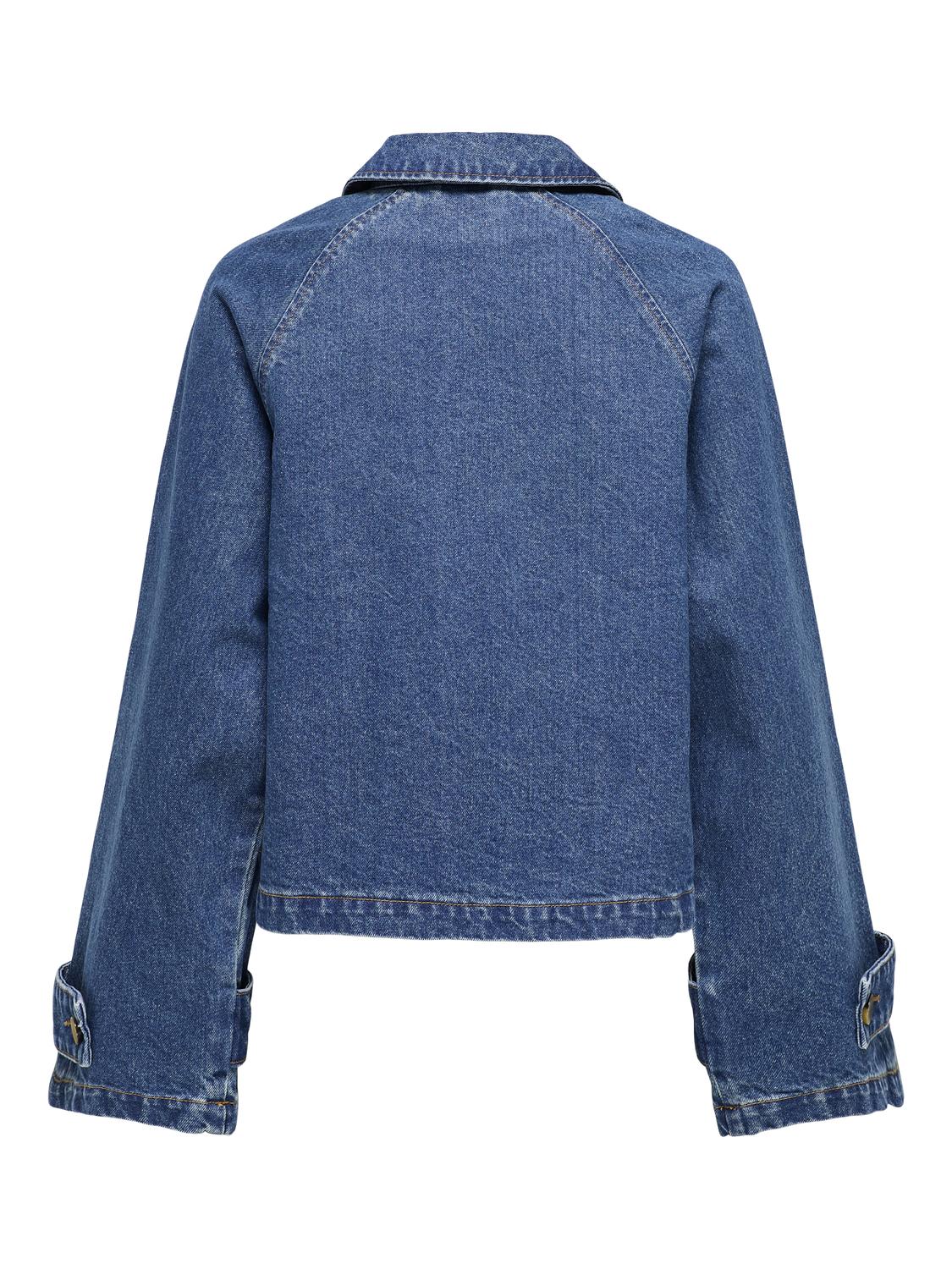 Onlapril Short Dnm Trench Akm Blå