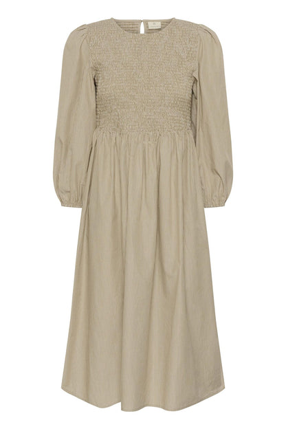 Kamona Smock Dress Beige