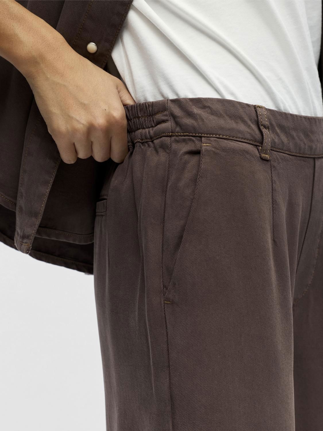 Objframe Lisa Wide Mw Pant Noos Brun